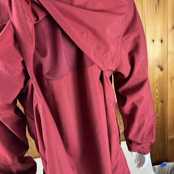 VTG Nike Full Zip Windbreaker Jacket Southern Illinois Saluskis Red XLT Tall - Picture 7 of 11